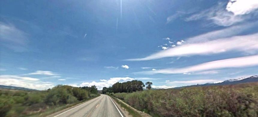 A section of Idaho 28 along the Lemhi River - Google Earch A section of Idaho 28 along the Lemhi River - Google Earch