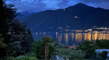 Lake House Como NIght View