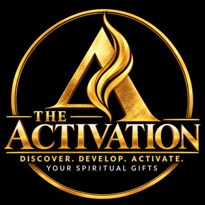Golden logo with text 'The Activation' and a flame symbol.