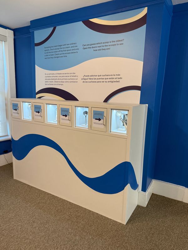 Display cabinets for Gaston County museum