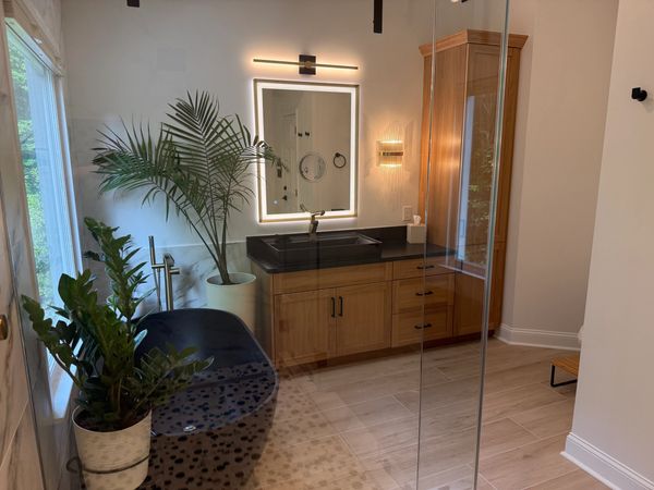 Custom White Oak vanity