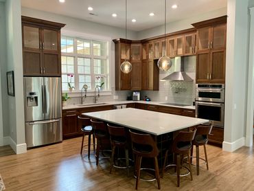 Complete kitchen cabinets and islands
