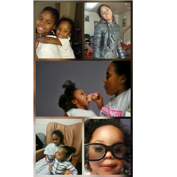 Collage of joyful moments with kids and family.
