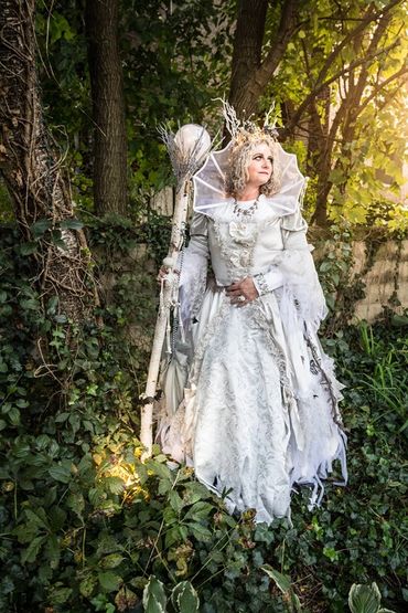 Beautiful Witch at Witches Nigh Out charitable event