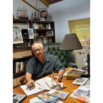 Écrivain dans son atelier