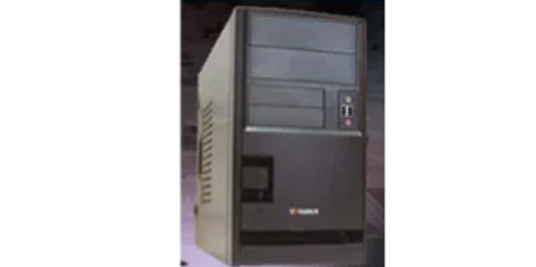 Photo of black desktop computer