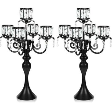 Black Centerpieces
Candle Centerpiece Rentals 
Wedding Decor
Event Decor 
Table centerpieces