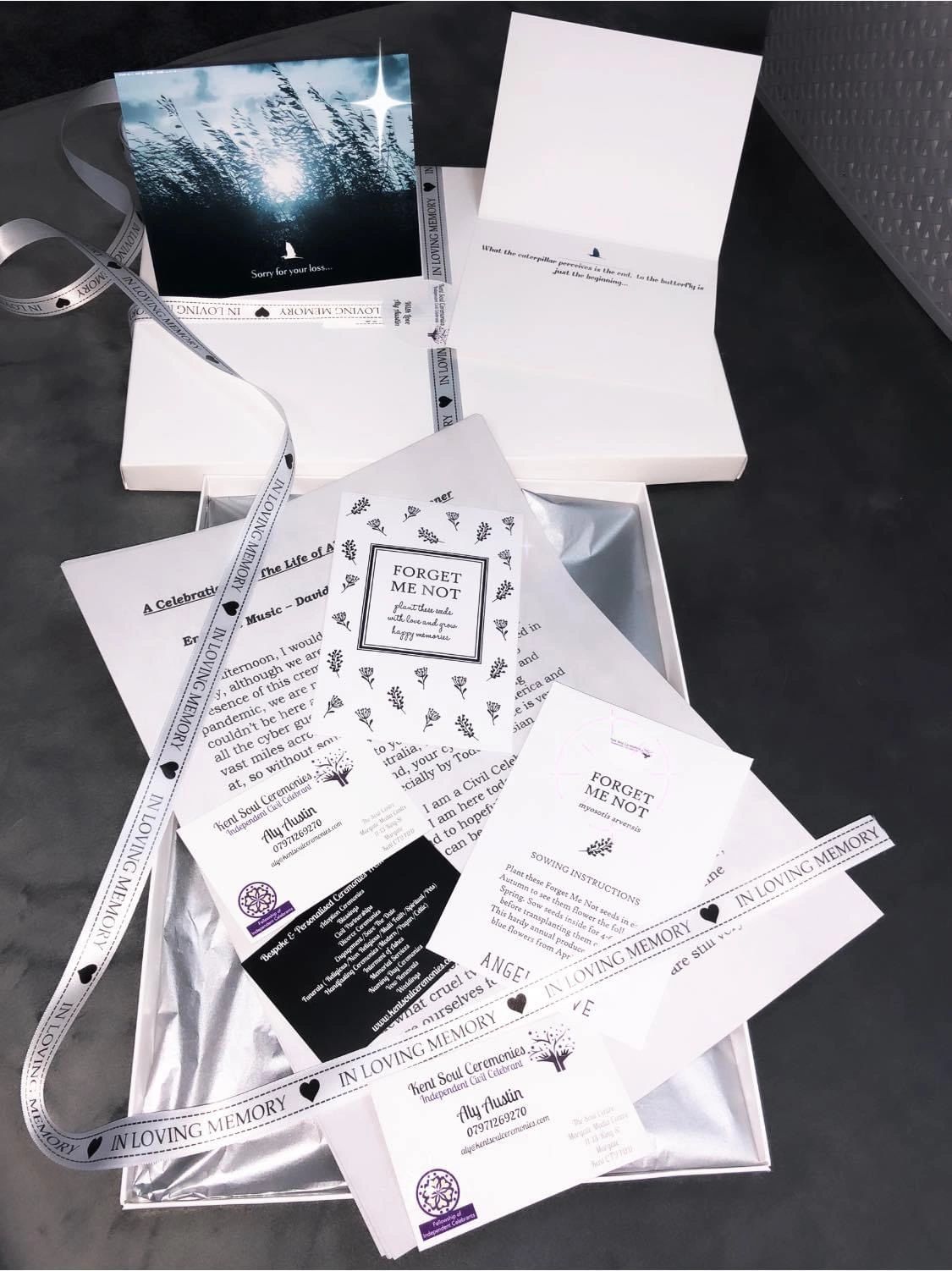 Funeral Memorial Packs