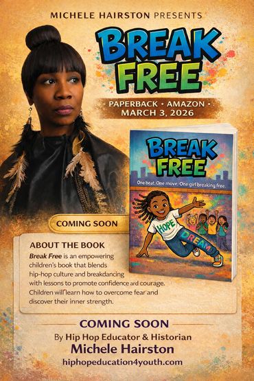 Break Free is an empowering children’s book using hip-hop culture and breakdancing.
