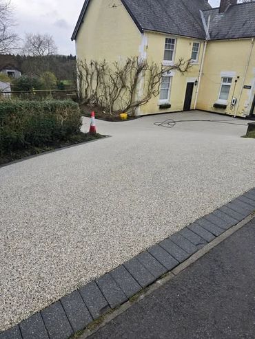 Power washed and ready for UV sealer