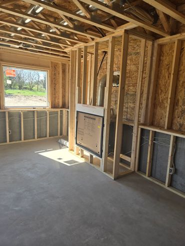 Future Family Room fireplace Build-out