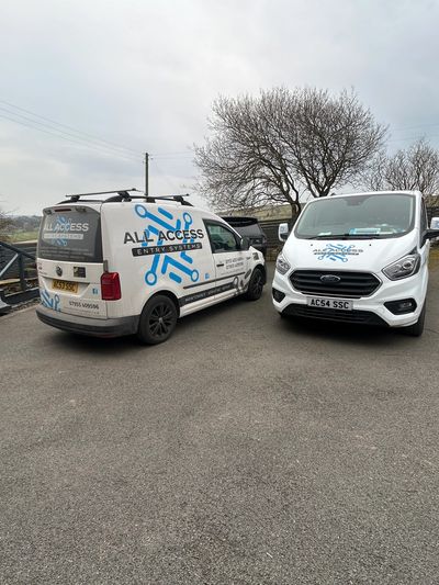 All Access Entry System Vehicles showing social proof and trust while set in leeds