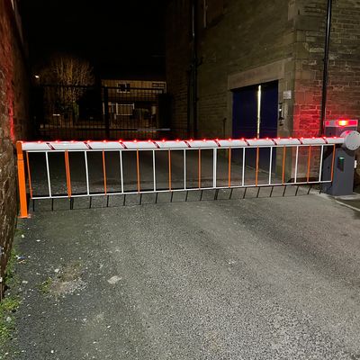 High tech security barrier for a private business property in Harrogate | All Access Entry Systems