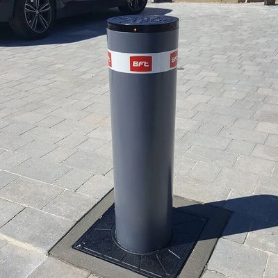 Private driveway bollard on residential property in Ripon installed by All Access Entry Systems