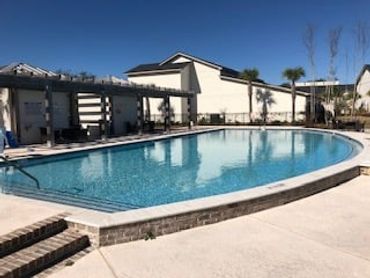 Large community pool.