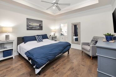 Master bedroom (on main floor).