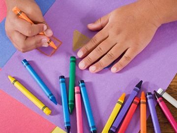 Childs hands coloring