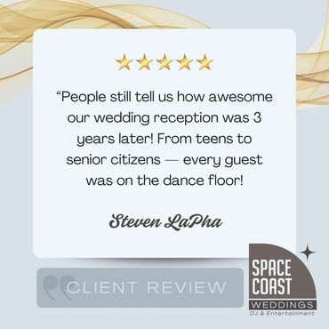 Wedding reception entertainment - Space Coast Weddings reviews | Satellite Beach, FL