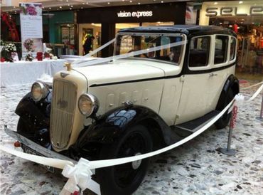 BRAY Wedding Cars. Doris (1935 Austin 12/6). At a Wedding Fair.