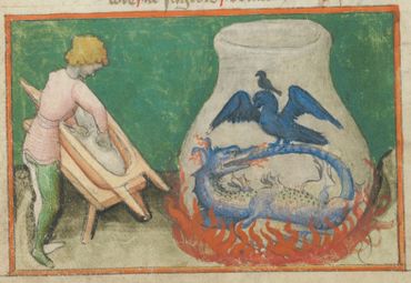Alchemical Illustration depicting the Great Work