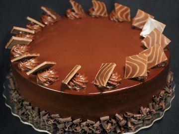 our signature chocolate cake
