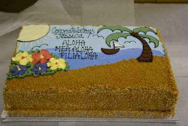 Beach Theme Cake
We can customize our gateaux and tortes to the number of portions you need