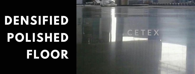Dual densification by application of Lithium Hardener & Densifier for a high usage industrial floor