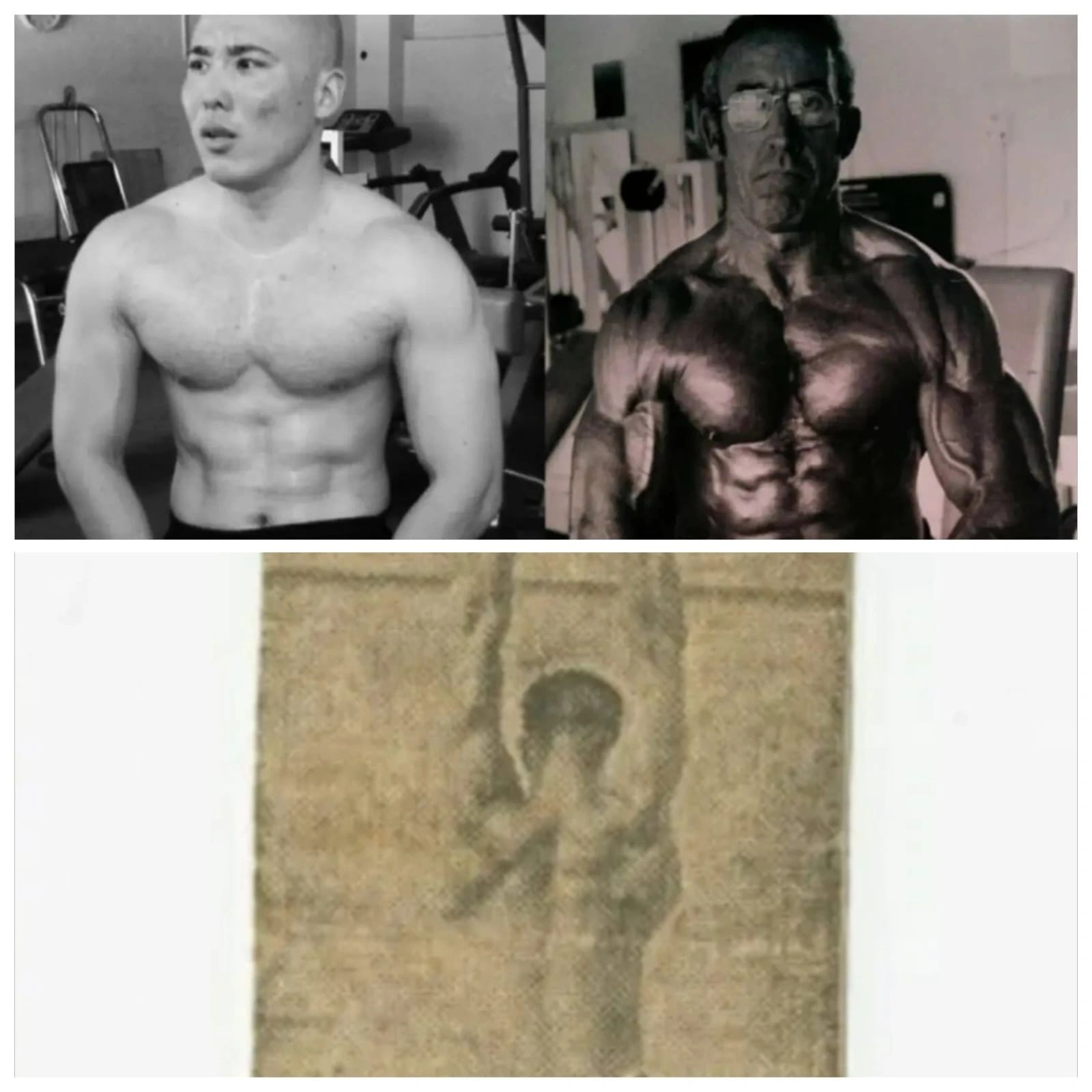 This is me (Jimmy) top left
My dad top right
And my grandfather