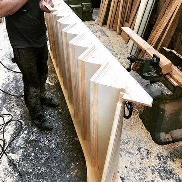 Cut string staircase
