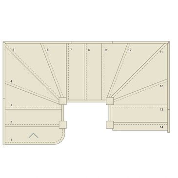 Double winder drawing setout