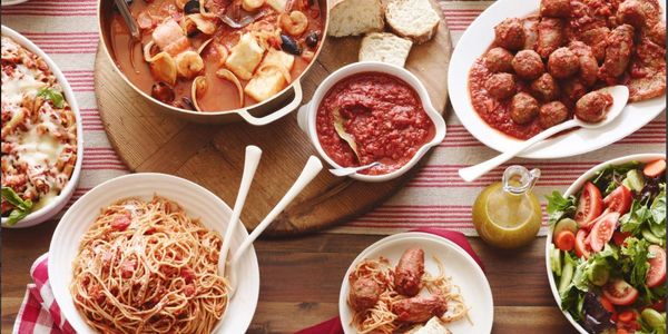 Homemade meatballs and pasta, Sunday Supper
