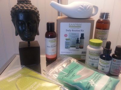 Buddha head and essential oils