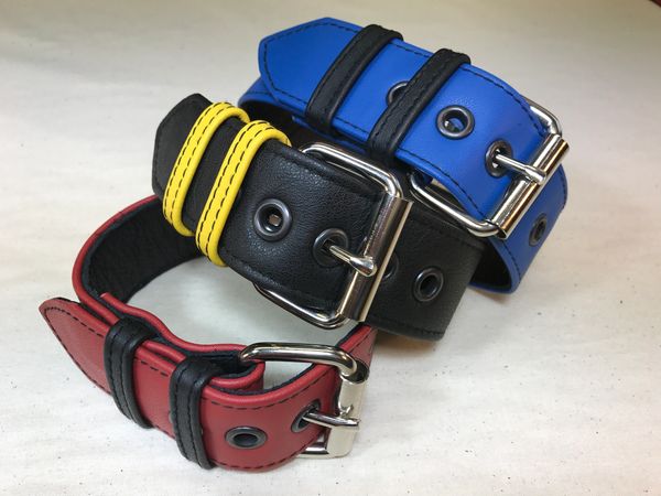 Armbands with Double Keeper by Nikki Goldspink PUNKuture Leather Sydney