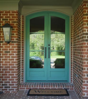Double green transitional door