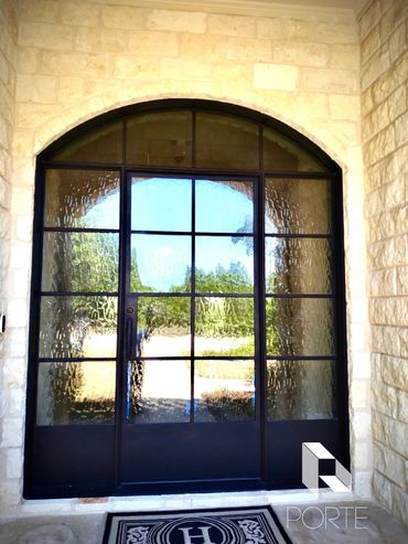 transitional steel door by porteusa