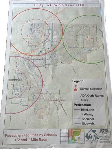 City of Woodinville citywide pedestrian facilities survey, request by Rachel Best-Campbell in 2019