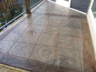 Condo At the lake of the ozarks patio resurfacing