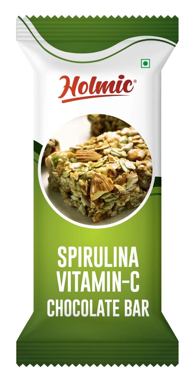 🌟 Boost Your Immunity with Holmic's Spirulina Vitamin C Bar! 🌿🍊