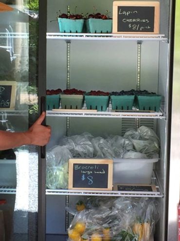 Laughing Apple farm stand on Salt Spring Island