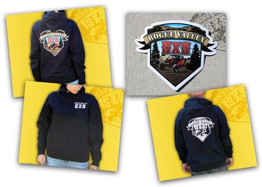 Collage of Rogue Valley SXS branded club inventory photos.