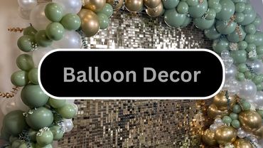 Custom balloon decorations, arches, and designs to transform any venue into a stunning space.
