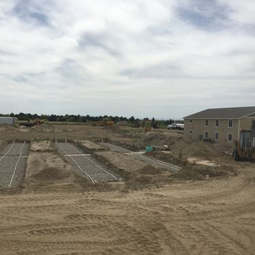 SEPTIC SYSTEM BEDS FOR FARM HOUSING PROJECT. WALA WALLA COUNTY, WA