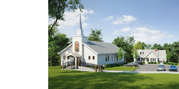 Rednering of the new Chapel designed by Architect AREL