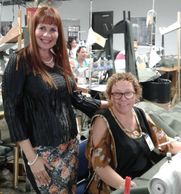 Brenda Liz Ginés en manufacturera de uniformes militares en Orocovis, PR, SNC Technical Services