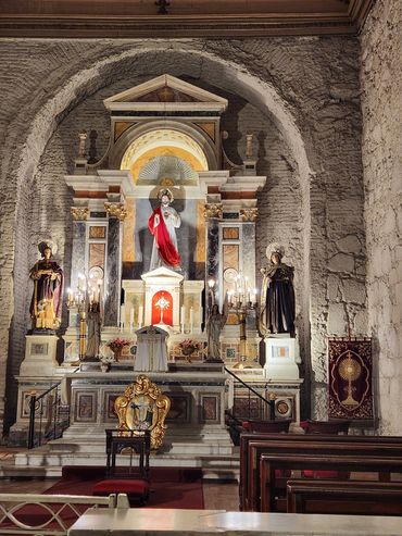 A church we visited in Santiago