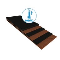 Banda transportadora deslizante (sin cobertura inferior) anti calorica por temperatura y calor alto