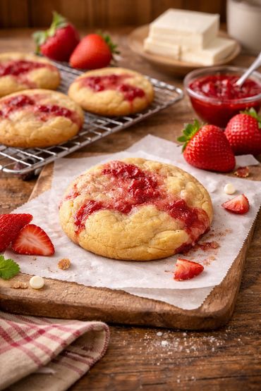 Strawberry Cheesecake Cookie
