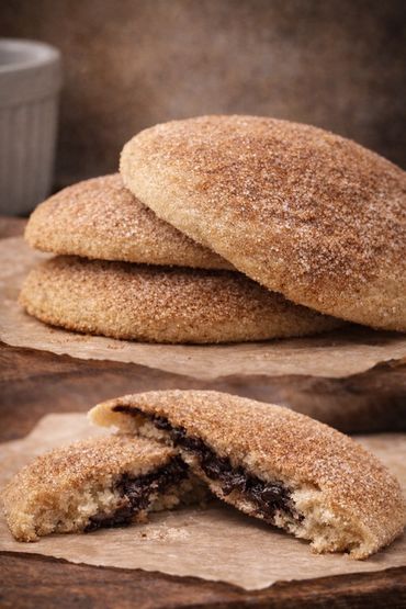 Chocolate Stuffed Churro Cookie