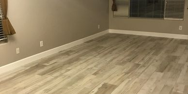 Mixed width tile, porcelain tile, ceramic tile, rectified edge tile, wood-look tile, tile planks