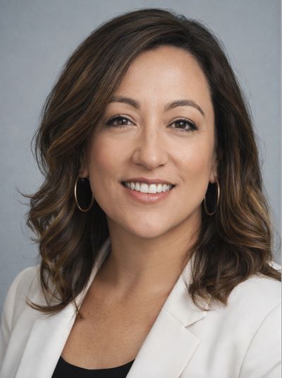 Professional woman smiling at the camera.